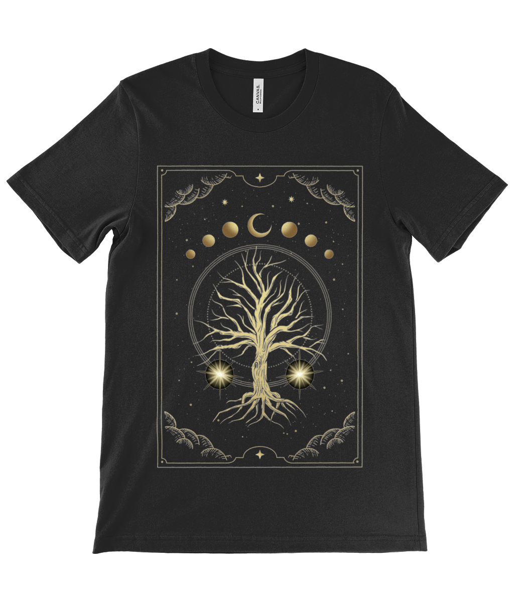 Tree of Life Tarot Style Crew Neck T-Shirt