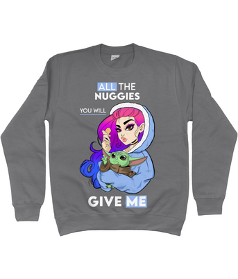 Pixie Cake Face 'All The Nuggies' Sweatshirt