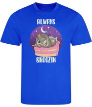 Load image into Gallery viewer, Pixie Cake Face &#39;Always Snoozin&#39; Men&#39;s Cool Sports T-shirt
