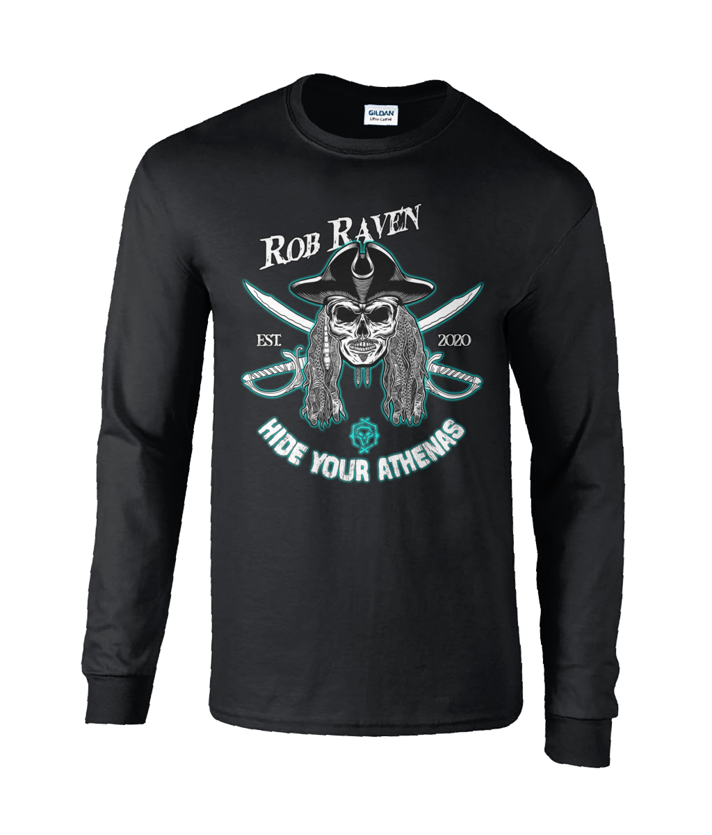 Rob Raven Long Sleeve T-Shirt 'Hide your Athenas'