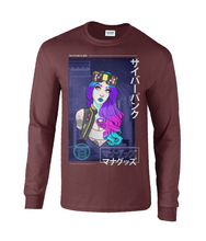 Load image into Gallery viewer, Cyberpunk Girl Long Sleeve T-Shirt
