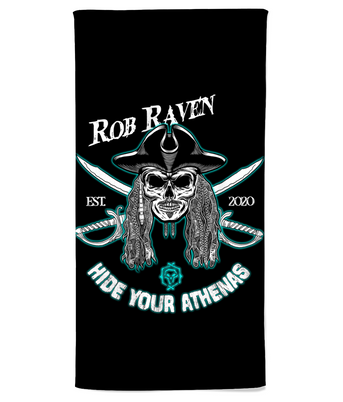 Rob Raven 'Hide Your Athena's' Beach Towel