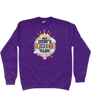 Load image into Gallery viewer, Pixie Cake Face &#39;Princess Club&#39; Sweatshirt
