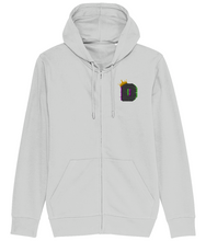 Load image into Gallery viewer, The King D42 Embroidered Zip Connector Hoodie
