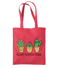 Load image into Gallery viewer, Kawaii Cacti Shoulder Tote Bag
