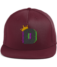 Load image into Gallery viewer, The King D42 Cotton Rapper Snapback Cap
