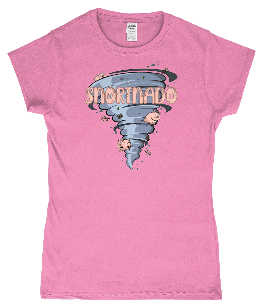 ESP4HIM 'Snortnado' SoftStyle Ladies Fitted T-Shirt