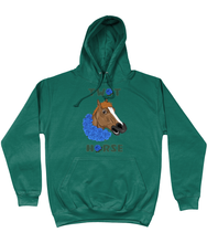 Load image into Gallery viewer, September Rose  College Hoodie ‘Tw*t Horse’
