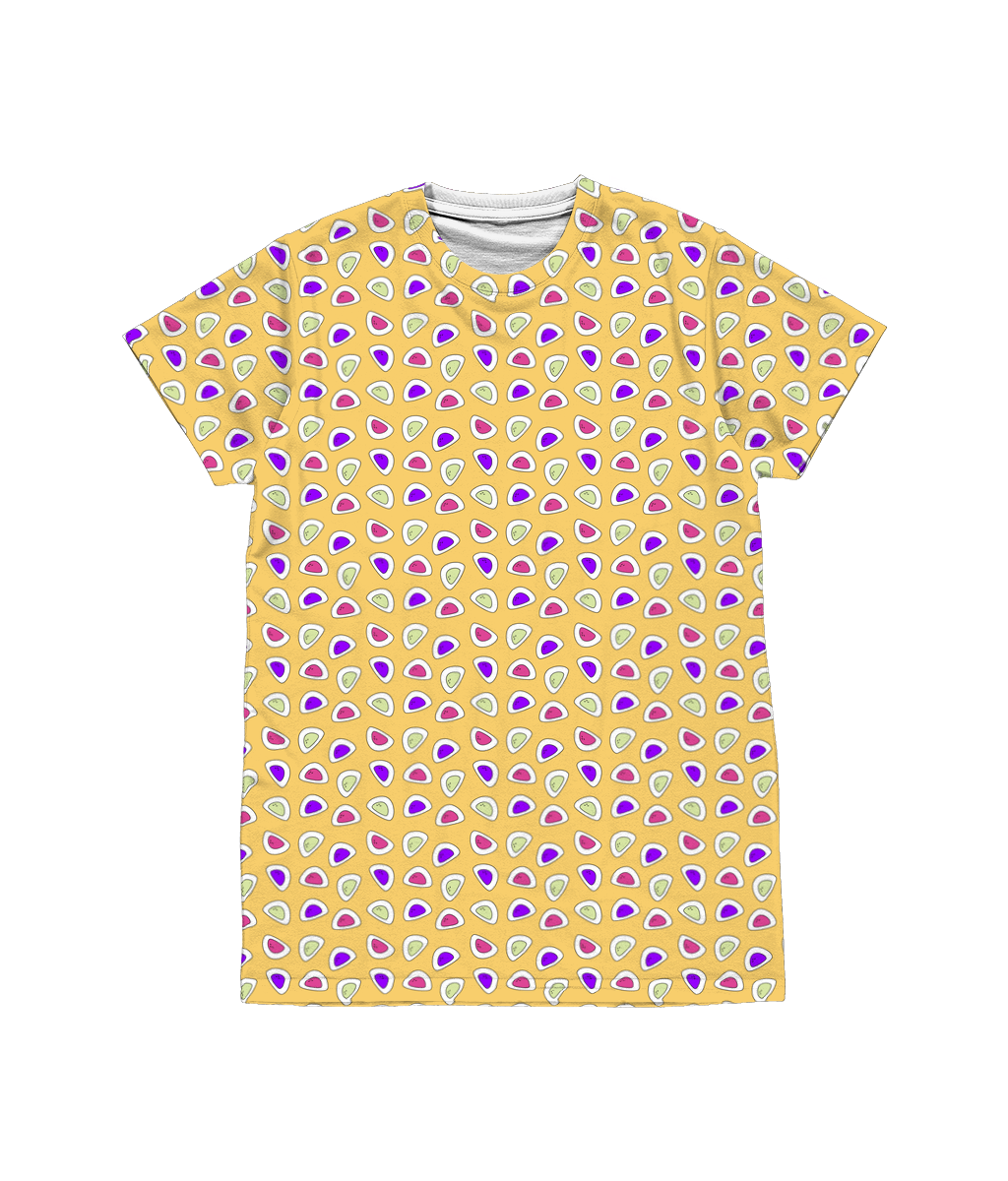 Yellow Mochi Print T-shirt