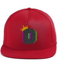 Load image into Gallery viewer, The King D42 Cotton Rapper Snapback Cap
