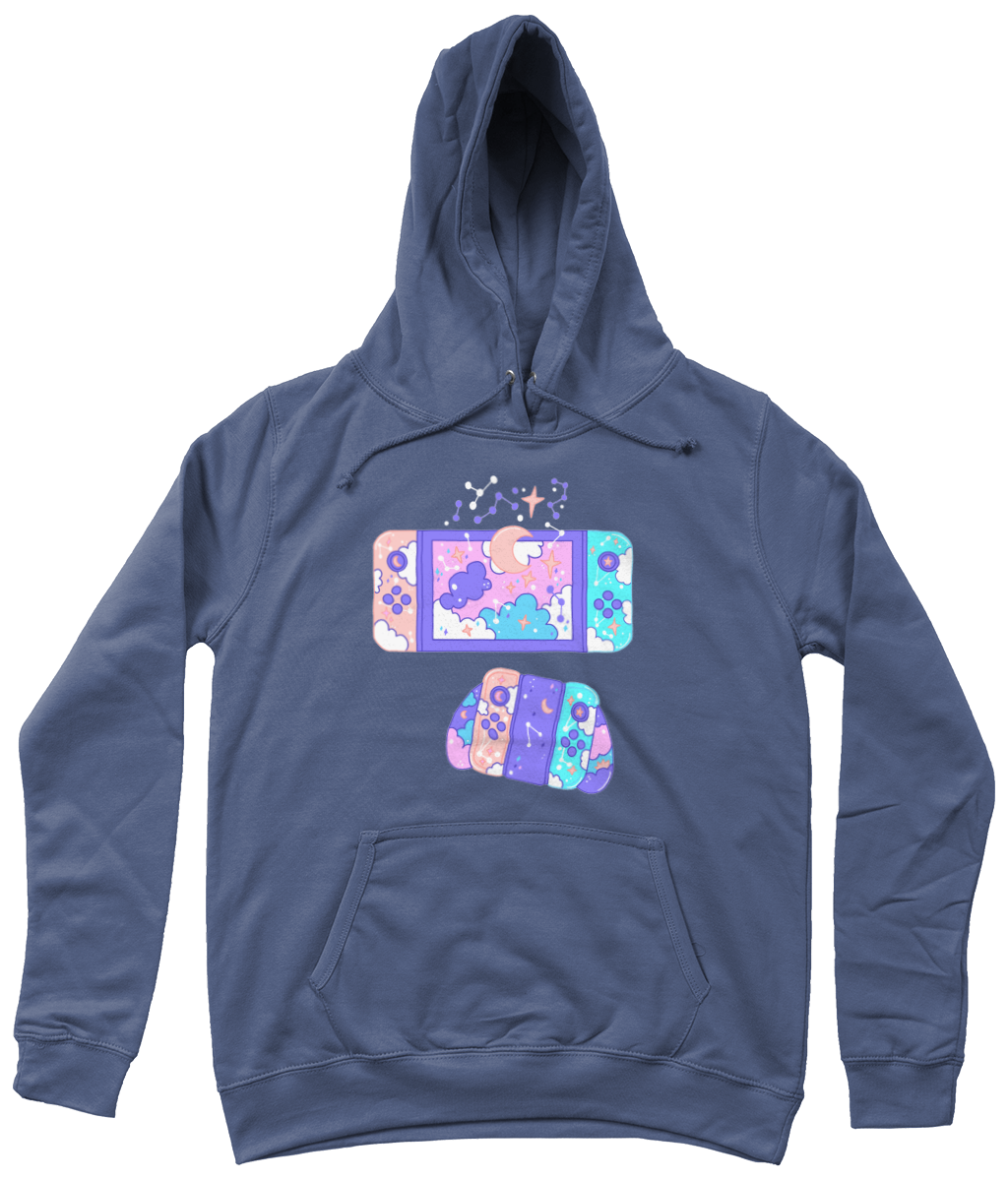 Kawaii Console Girlie Fitted College Hoodie