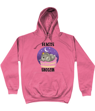 Load image into Gallery viewer, Pixie Cake Face &#39;Always Snoozin&#39; College Hoodie
