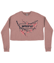 Load image into Gallery viewer, WAIFU Sakura Ladies Cropped Sweatshirt
