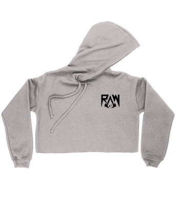 Raw47 Ladies Cropped Hoodie