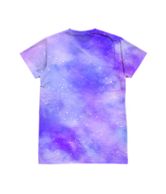 Stream And Chill Purple Galaxy T-shirt
