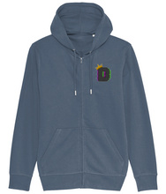 Load image into Gallery viewer, The King D42 Embroidered Zip Connector Hoodie
