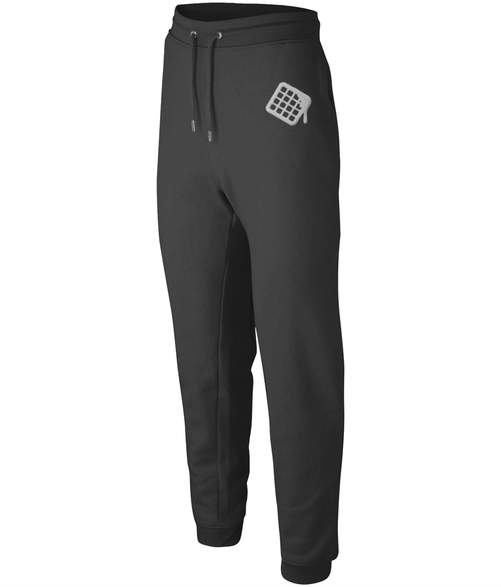 Faffy Waffle Embroidered Joggers