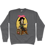 Load image into Gallery viewer, ESP4HIM &#39;Coffee Hoarding Pirate&#39; Sweatshirt
