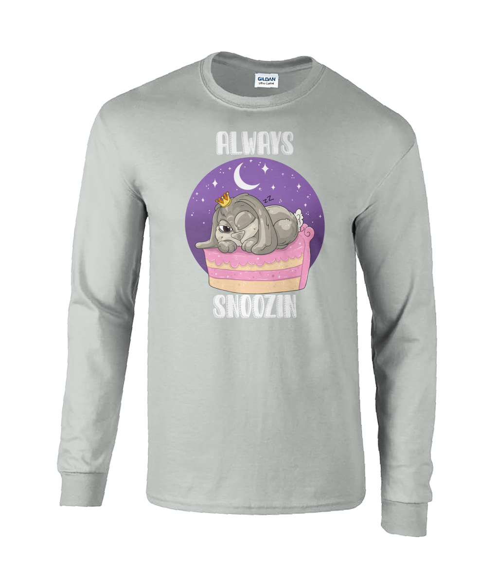 Pixie Cake Face 'Always Snoozin' Long Sleeve T-Shirt