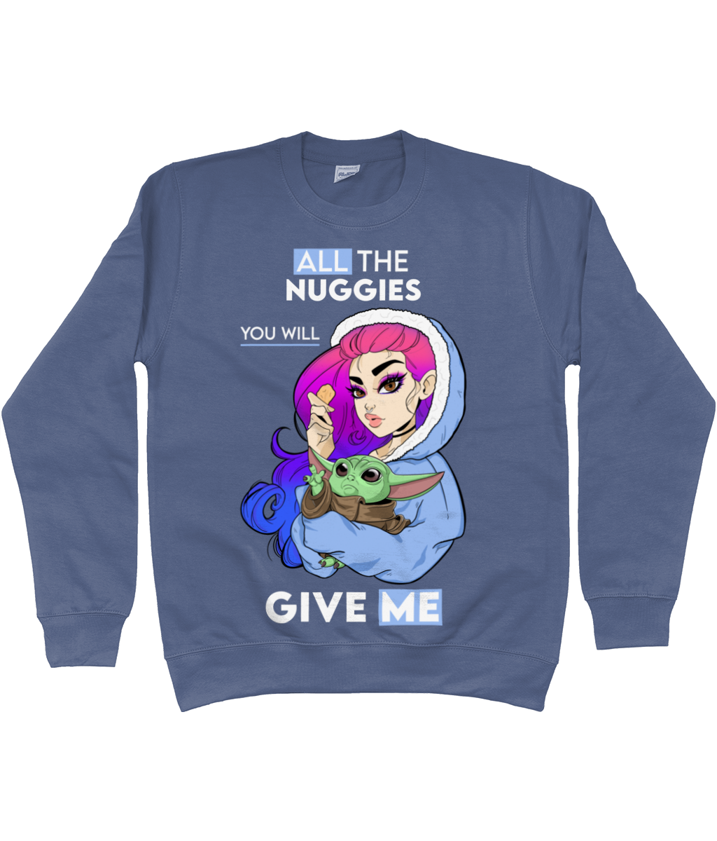 Pixie Cake Face 'All The Nuggies' Sweatshirt