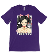 Load image into Gallery viewer, Purrfect Anime Girl Crew Neck T-Shirt
