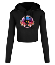 Load image into Gallery viewer, Monster Girl Cropped Hooded T-shirt
