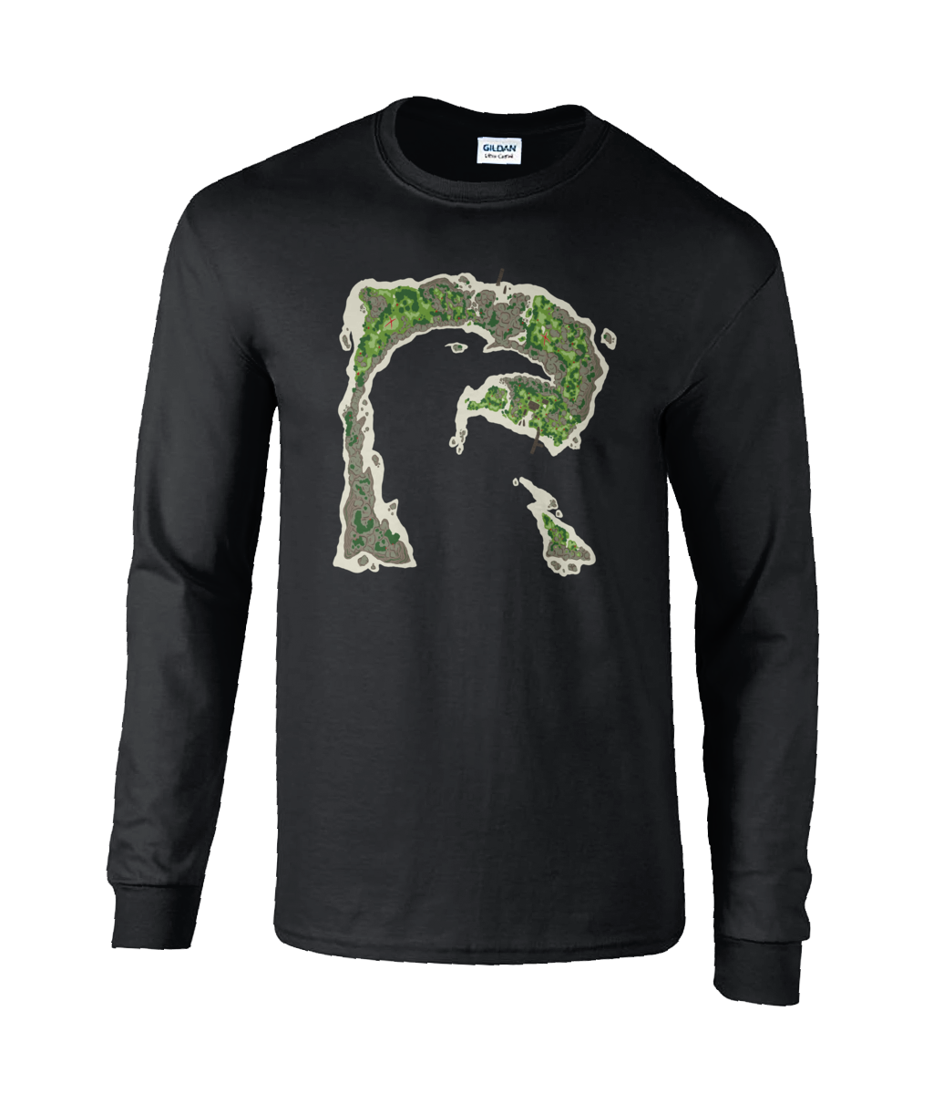 Rob Raven Long Sleeve T-Shirt 'Raven island'