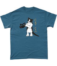 Load image into Gallery viewer, Danster189 Cat Cam Heavy Cotton T-Shirt
