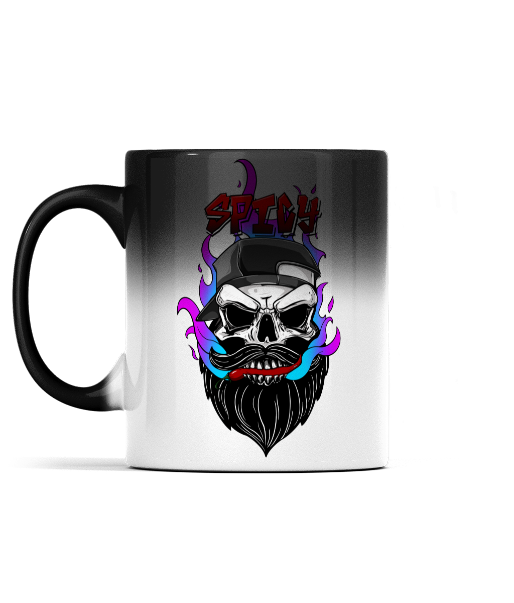 The Bropher's Grimm Spicy 11oz Black Magic Colour Changing Reveal Mug