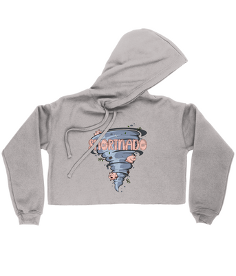 ESP4HIM 'Snortnado' Ladies Cropped Hoodie