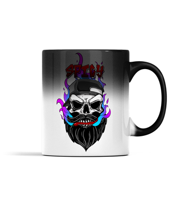 The Bropher's Grimm Spicy 11oz Black Magic Colour Changing Reveal Mug