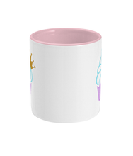 Load image into Gallery viewer, Pixie Cake Face Two Toned Mug
